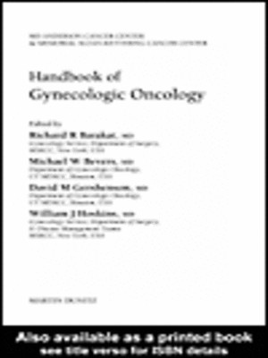 cover image of Handbook of Gynecologic Oncology